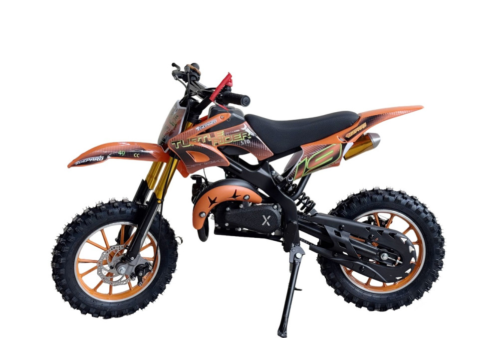 MiniCrosser dirtbike Gepard Turtle Rider 10/10 49cc Orange