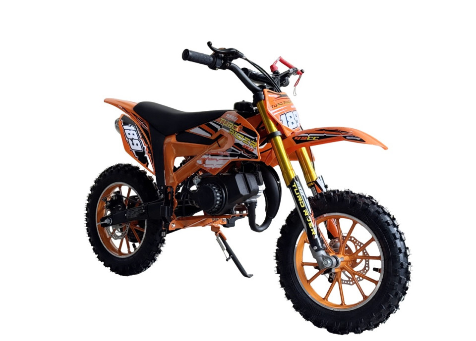 MiniCrosser dirtbike Gepard Turo Rider 10/10 49cc Orange
