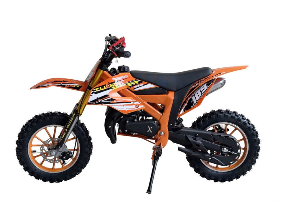 MiniCrosser dirtbike Gepard Turo Rider 10/10 49cc Orange