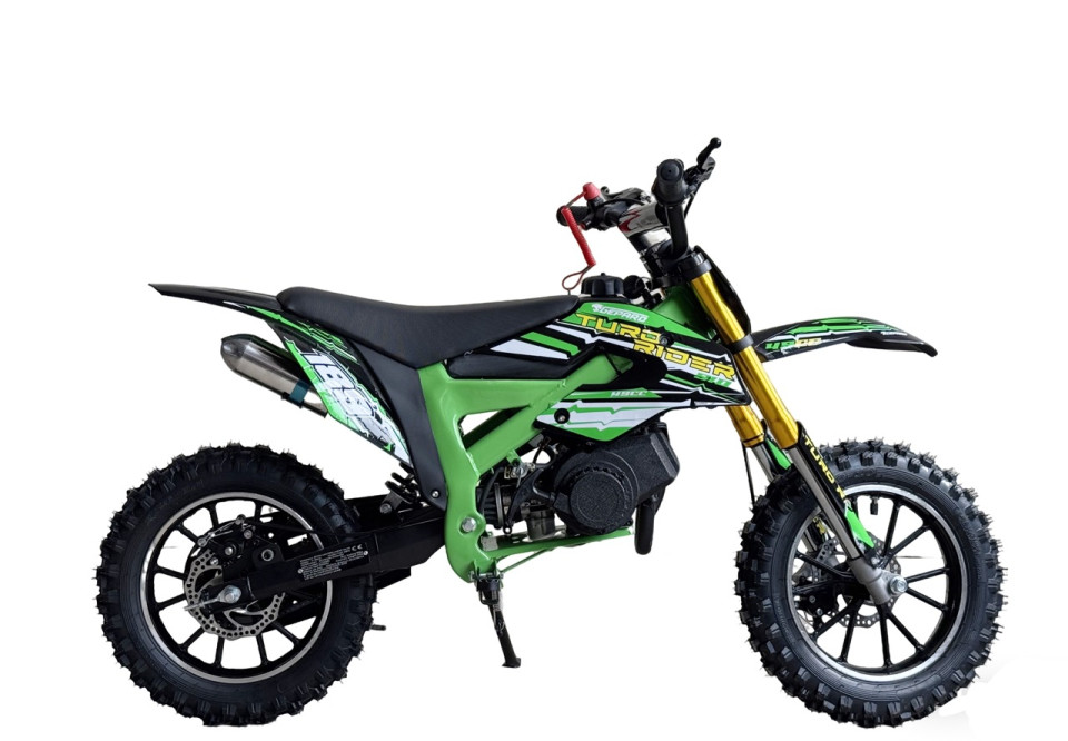 MiniCrosser dirtbike Gepard Turo Rider 10/10 49cc Green