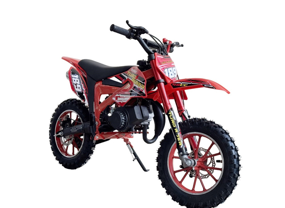 MiniCrosser dirtbike Gepard Turo Rider 10/10 49cc Red