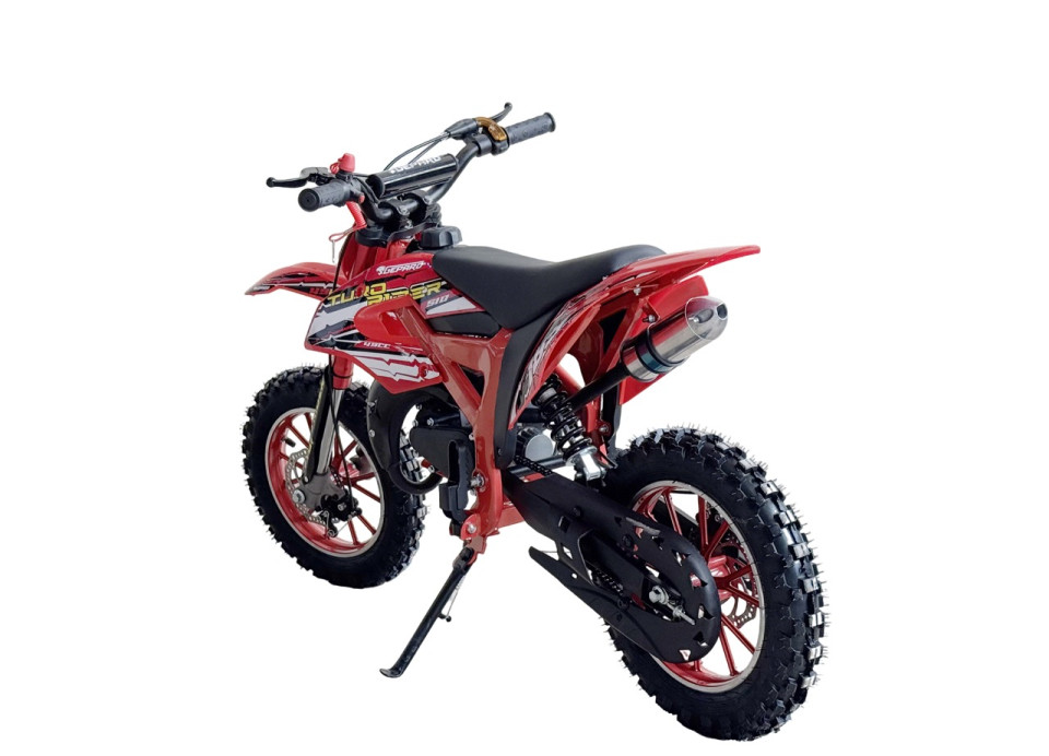 MiniCrosser dirtbike Gepard Turo Rider 10/10 49cc Red