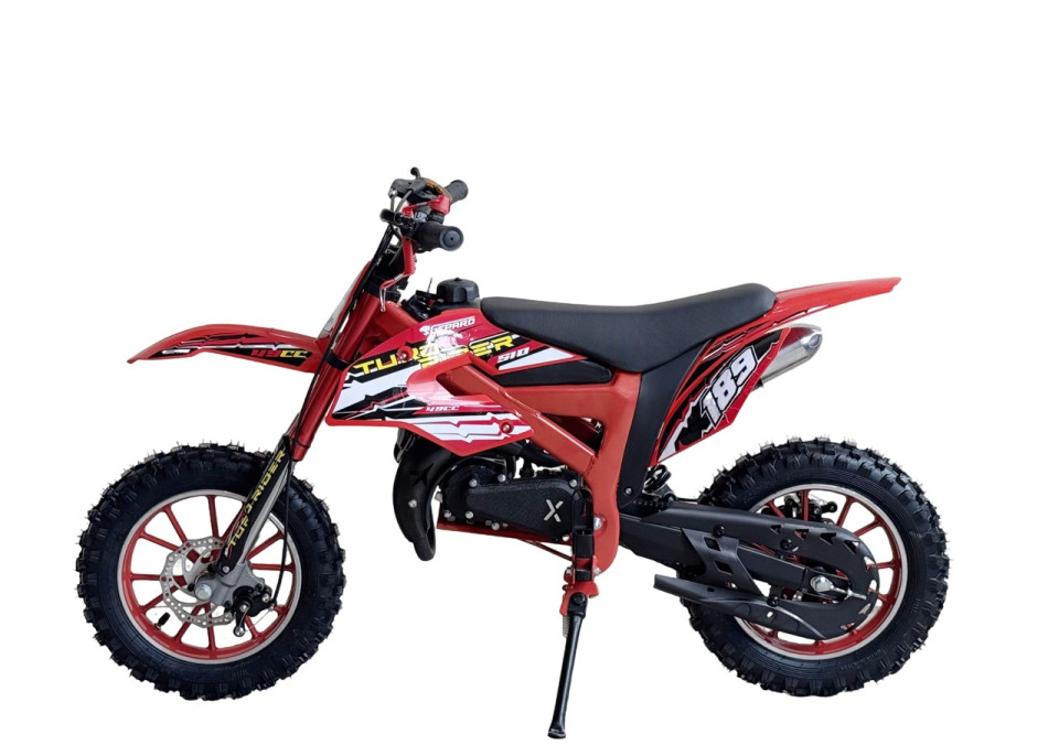 MiniCrosser dirtbike Gepard Turo Rider 10/10 49cc Red