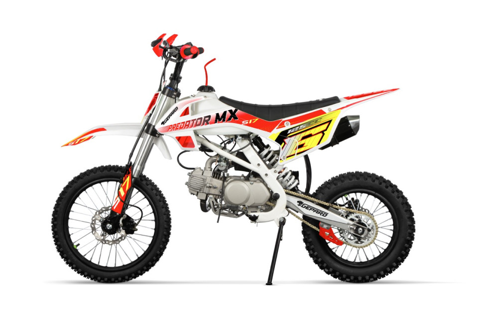 Midi Dirtbike Gepard Predator MX S17/14 125cc Red