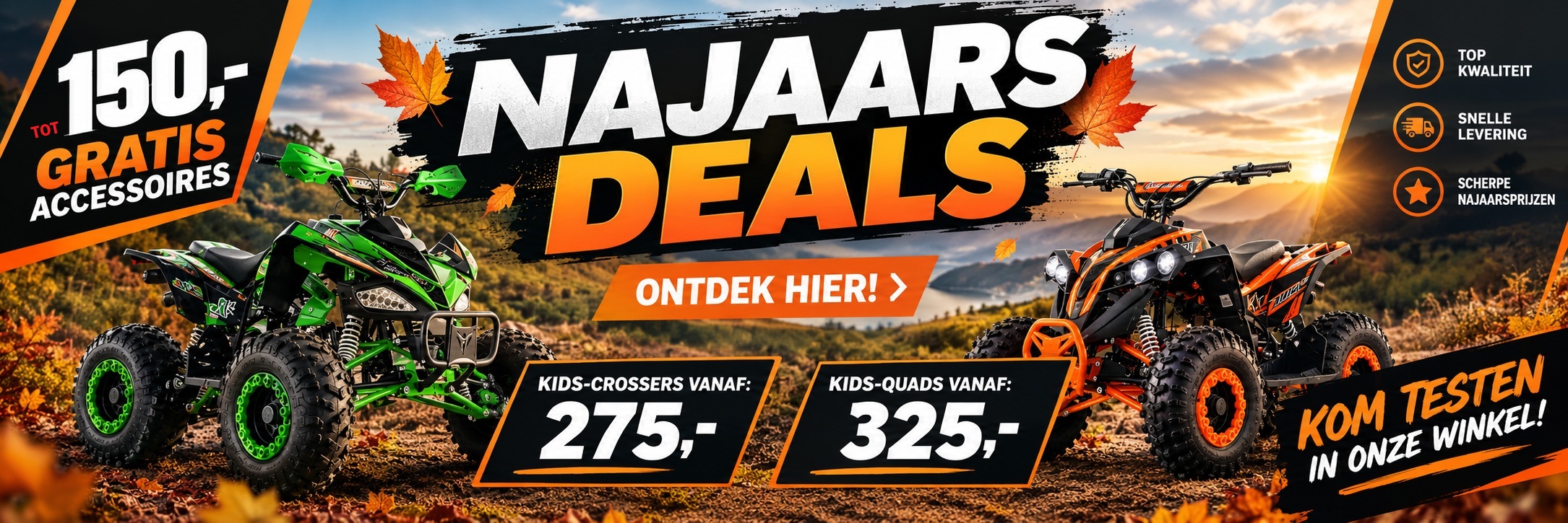 Ruim Assortiment van Quads - Laagste Prijsgarantie bij ons