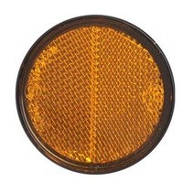 (8B2c) Reflector rond geel