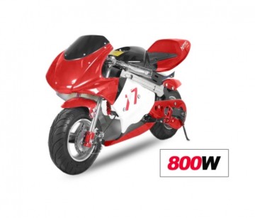 Eco Mini racer 800W Pocketbike Sport 6 Red