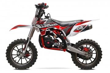 Mini crosser 49cc Gazelle CR DLX 10 red e-start 