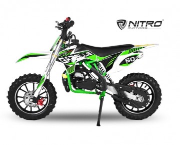 Mini crosser 49cc Gazelle DLX 10 Green e-start