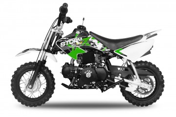 Dirtbike 70cc automaat Storm V2 10/10 green