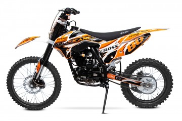 Dirtbike 150cc Hurricane schakel 19/16 Orange