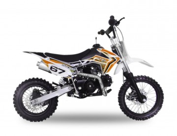 Dirtbike 110cc automaat Storm V2 14/12 orange