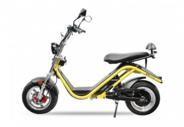 Elektrische S13 cruzer bigwheel scooter yellow