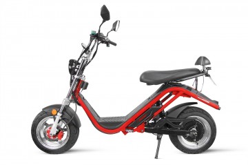 Elektrische S13 cruzer bigwheel scooter red