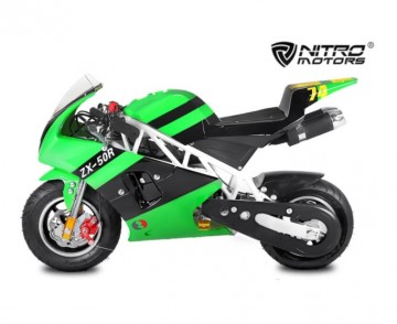 Mini racer 49cc PS50 Rocket Sport Tuning Green