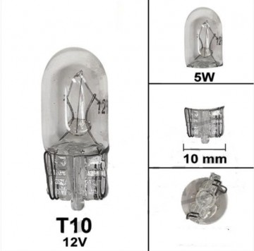 (35B4f) Steeklamp T10 12V 5W helder (85958)