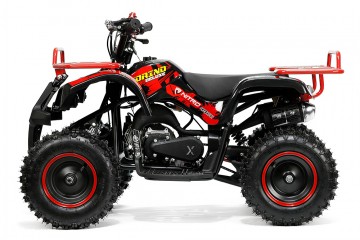 Kinderquad 49cc Torino DLX E-start 6inch Red