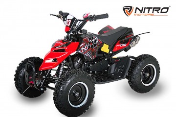 Kinderquad 49cc Repti DLX E-start 6inch Red