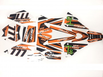 (11M2a) complete stickerset Huricane 250cc