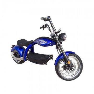 E-CRUZER CHOPPER FUTURE BLUE