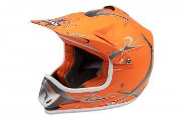 MTX CROSSHELM MAT ORANJE