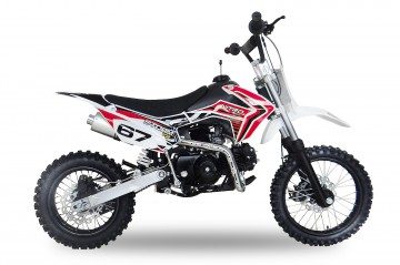 Dirtbike 125cc Storm PRO automaat 14/12 Red