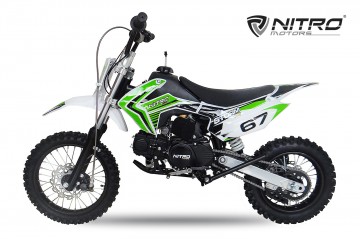 Dirtbike 125cc Storm PRO automaat 14/12 Green