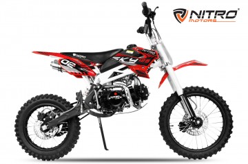 Dirtbike 125cc Sky DLX Pro 17/14 Red