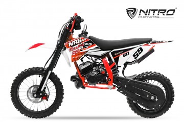 Dirtbike 50cc NRG50 RS 14/12 Red