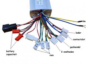 (8E2f) Controller 48V / 1000w 11 stekker 2 draden (9070020)