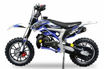 Minicrosser 49cc Gepard Deluxe Tuning blauw 