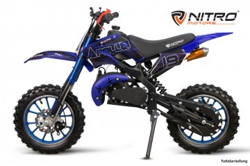 Mini crosser 49cc Apollo Sport Alm 10 blue