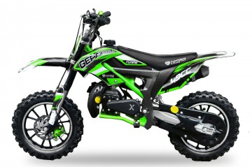 Minicrosser 49cc Dirtbike Gepard RT DLX green