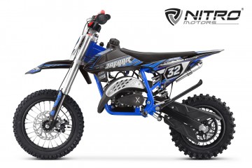 Dirtbike Jafaar XXL 60cc DLX midi kinder Blue