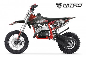 Dirtbike Jafaar XXL 60cc DLX midi kinder Red