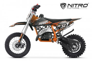 Dirtbike Jafaar XXL 60cc DLX midi kinder Orange