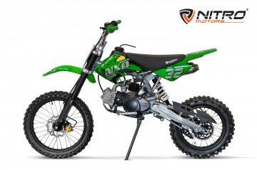 Dirtbike NXD Sport 125cc midi kinder green