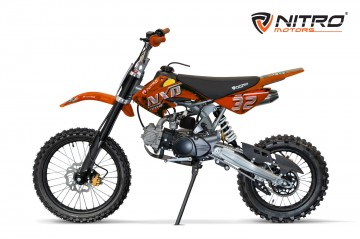 Dirtbike NXD Sport 125cc midi kinder orange