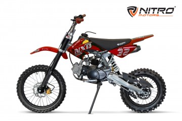 Dirtbike NXD Sport 125cc midi kinder red