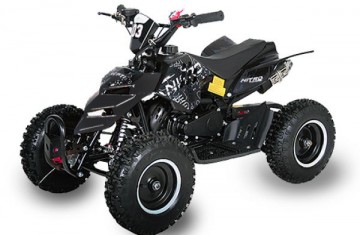 Kinderquad 49cc Repti DLX E-start 6inch Black