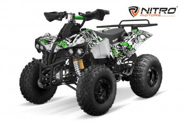 Kinderquad 1000W Warrior Sport 8 Graffiti camo green