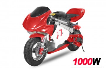 Eco Mini racer 1000W Pocketbike Sport 6 Red