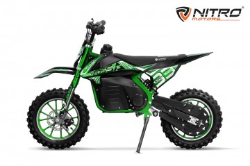 1000W Eco midi Kinder Dirtbike Fossa Fun 10 green