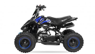 Kinderquad 49cc Python + E-start 6 inch Blue