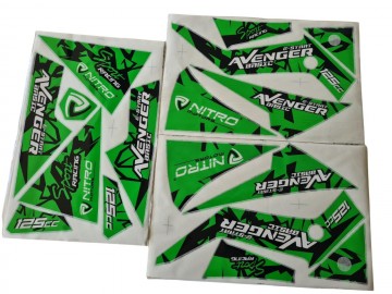 (36C5a) Complete stickerset Avenger 125cc