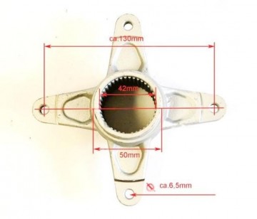 (10B4d) Remschijf bevestiging achter egl motor mad max eglmotor