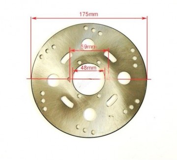 (6i3a) Remschijf voor egl motor mad max eglmotor