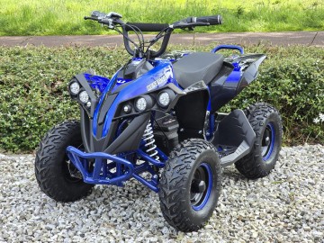 Elektrische Kinderquad ULR 1000W 48V Blue met XL banden