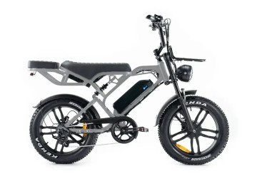 QM V20 Pro Daily Usual - Grijs - elektrische fatbike