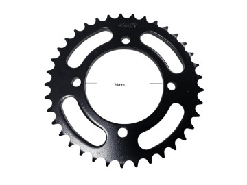 (14C5a) Achtertandwiel 428 - 37 tands (as 76 / steek 65)